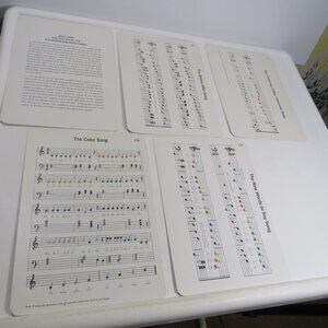 Peabody 60s Xylophone Music (5) Cards DOUBLE SIDED incomplete set
